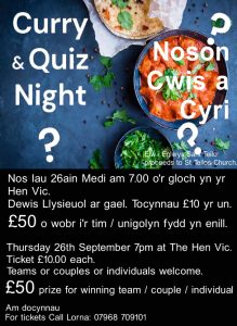 Curry and Quiz night